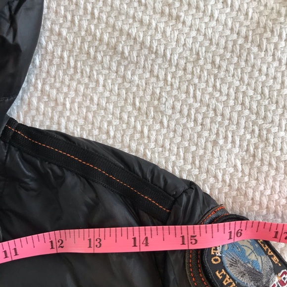 ParaJumpers puffer coat women's size XS black hood down fill luxury capsule - Picture 13 of 16